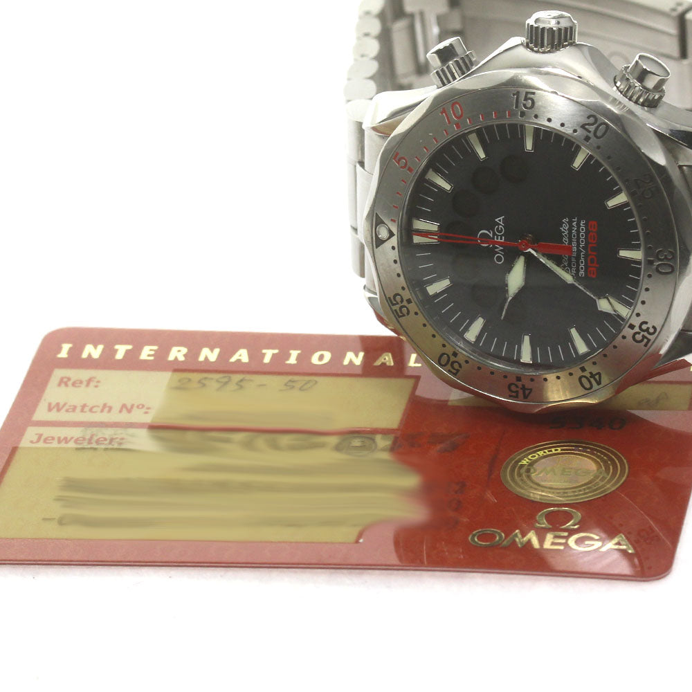 OMEGA Seamaster300 Apnea Mayor 2595.50 black Dial Automatic Men's Watch_867965
