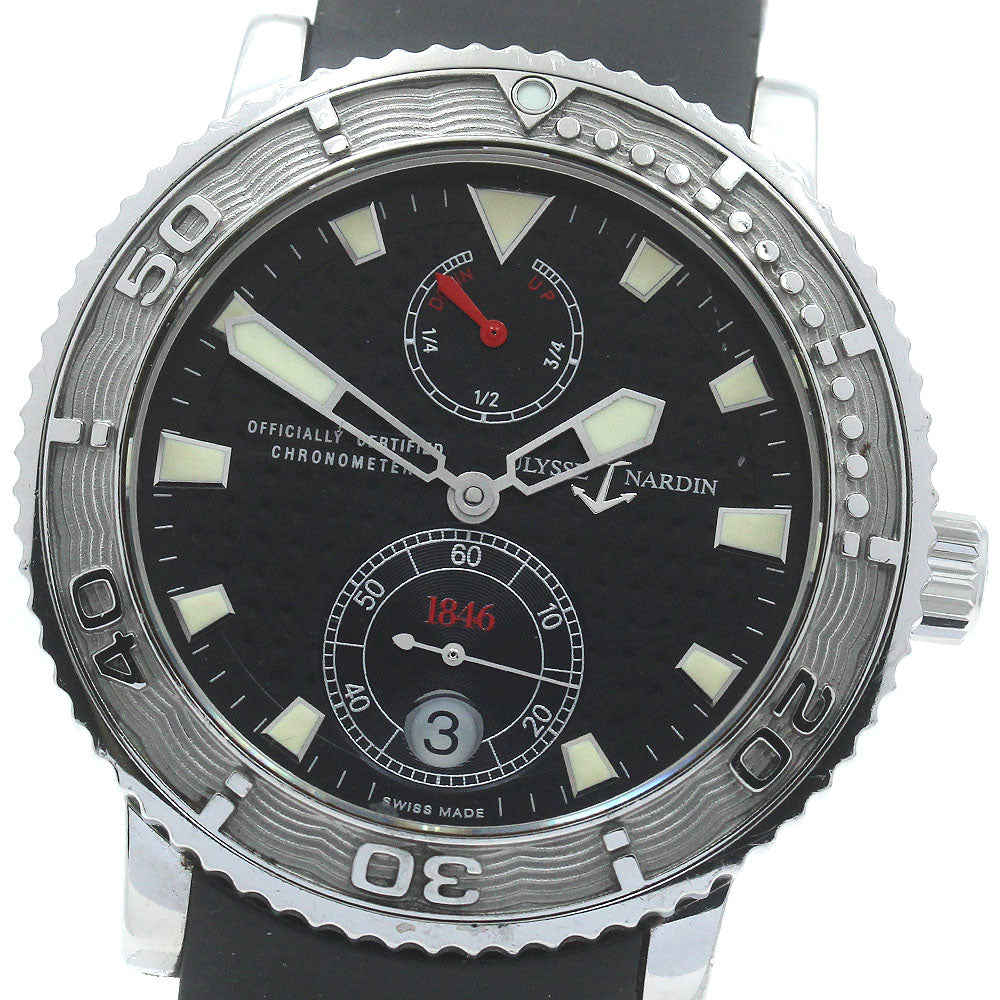 Ulysse Nardin Marine diver 263-55 Date black Dial Automatic Men's Watch_867977
