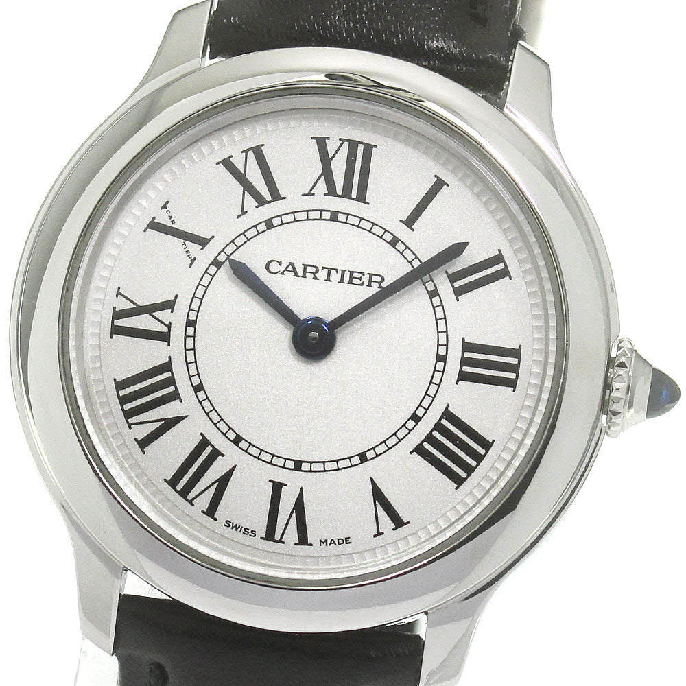 CARTIER Ronde Must de Cartier WSRN0030 Silver Dial Quartz Boy's Watch_867986