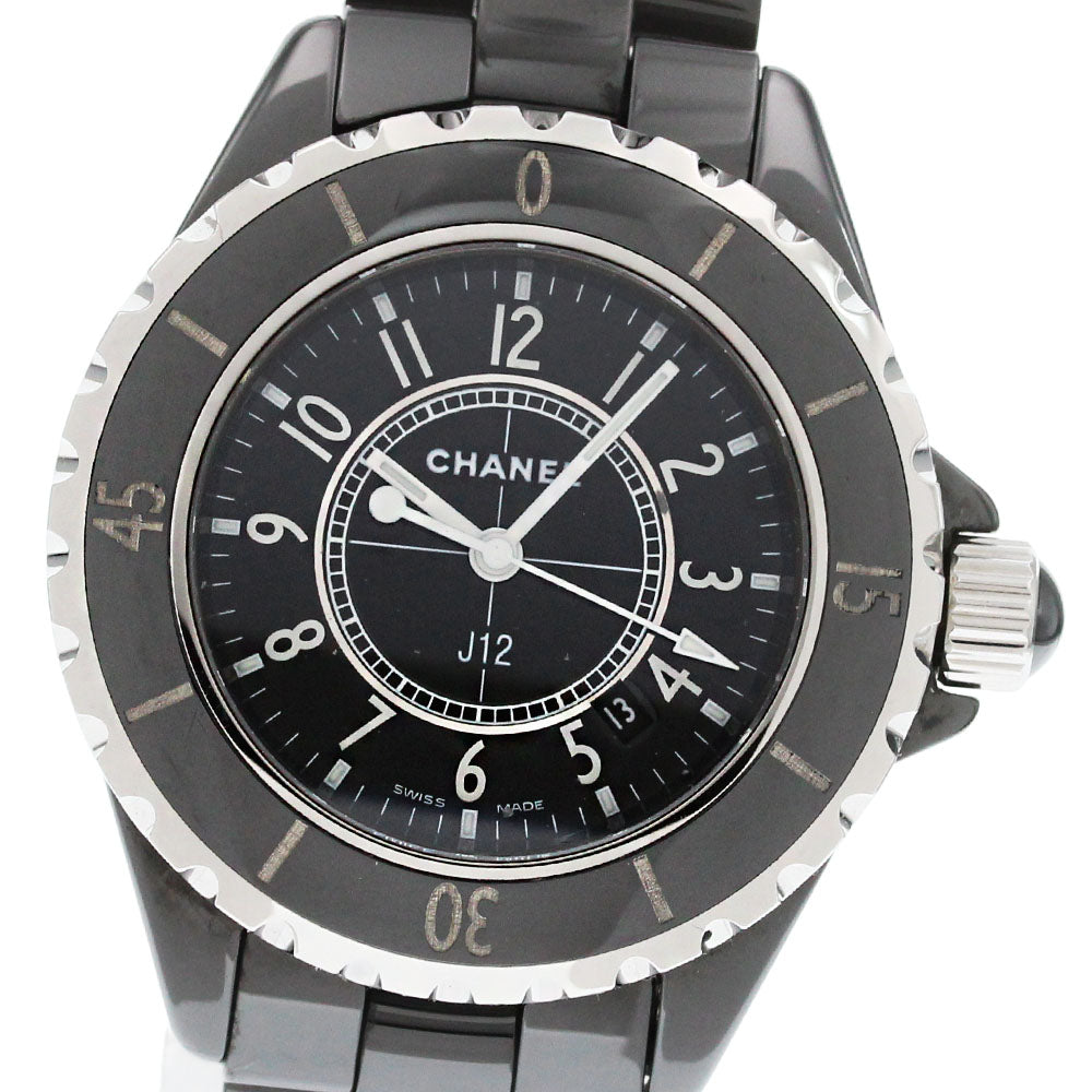CHANEL J12 H0682 Date black ceramic black Dial Quartz Ladies Watch_868025