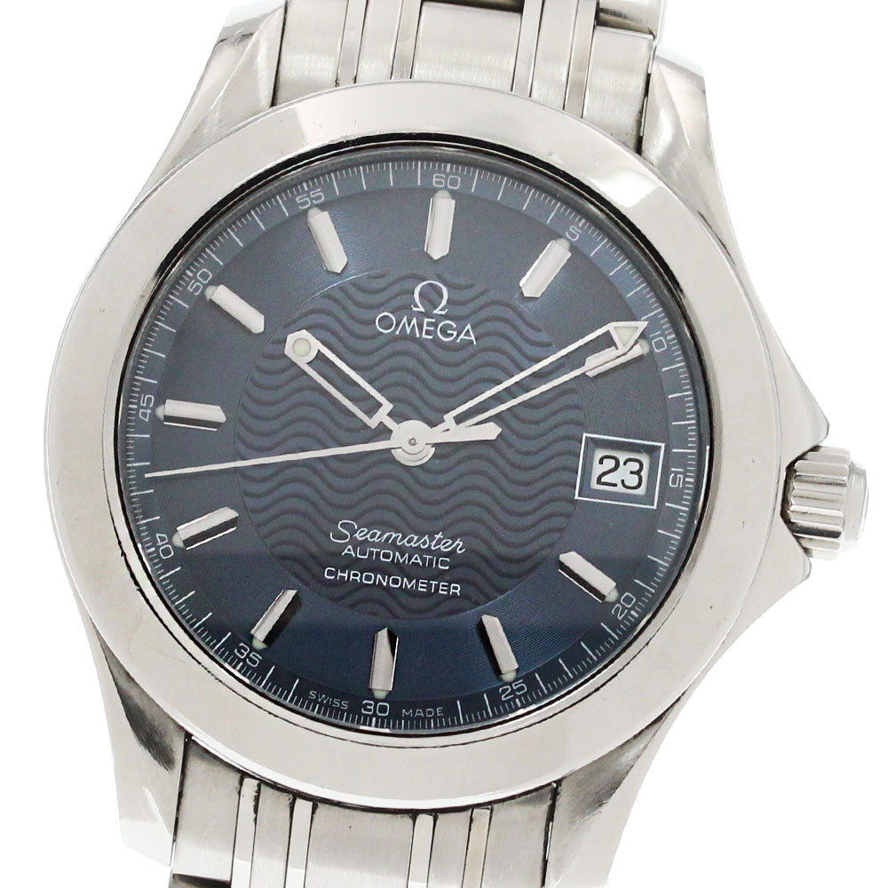 OMEGA Seamaster120 2501.81 Date Navy Dial Automatic Men's Watch_868033