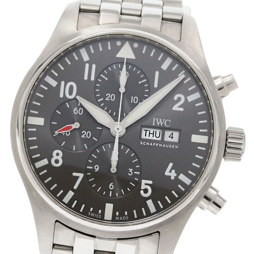 IWC SCHAFFHAUSEN Pilot watch IW377719 Chronograph Automatic Men's Watch_868048