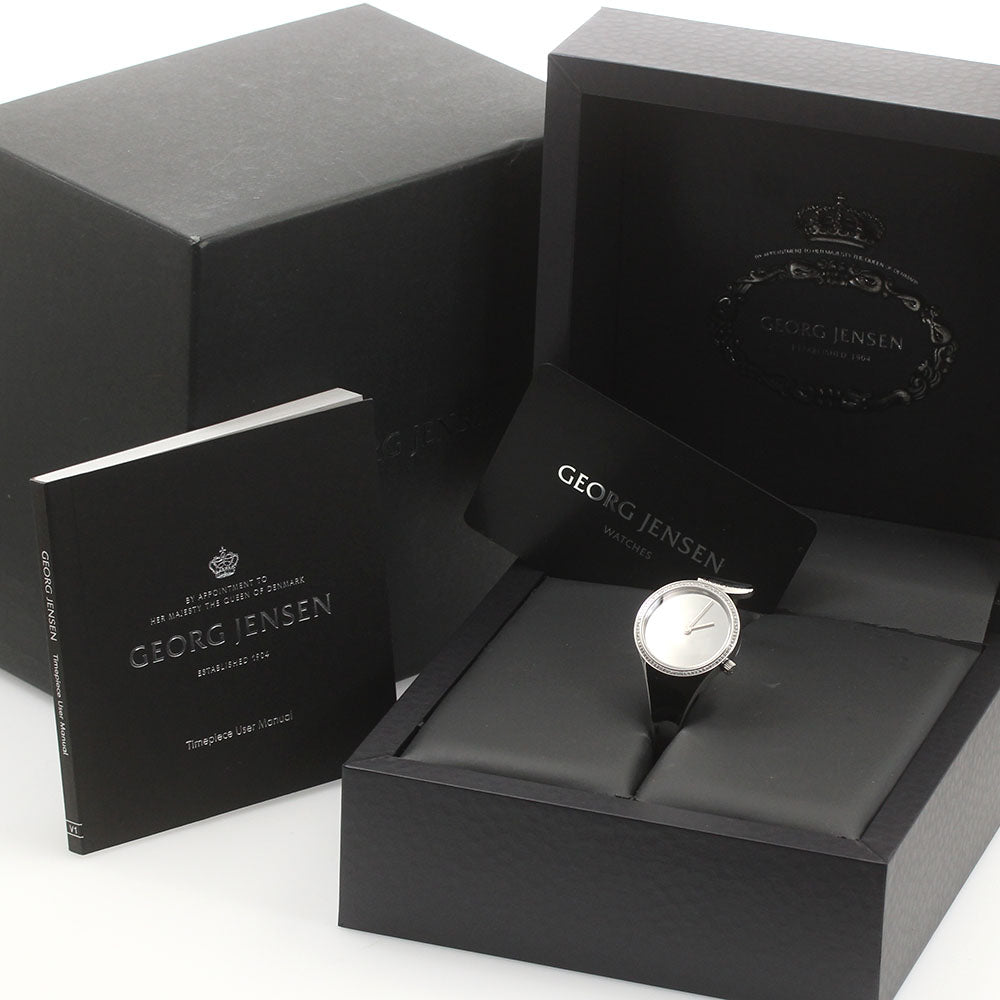 Georg Jensen Vivianna 1.1"" 3575522 Diamond Bezel Quartz Ladies Watch_868068
