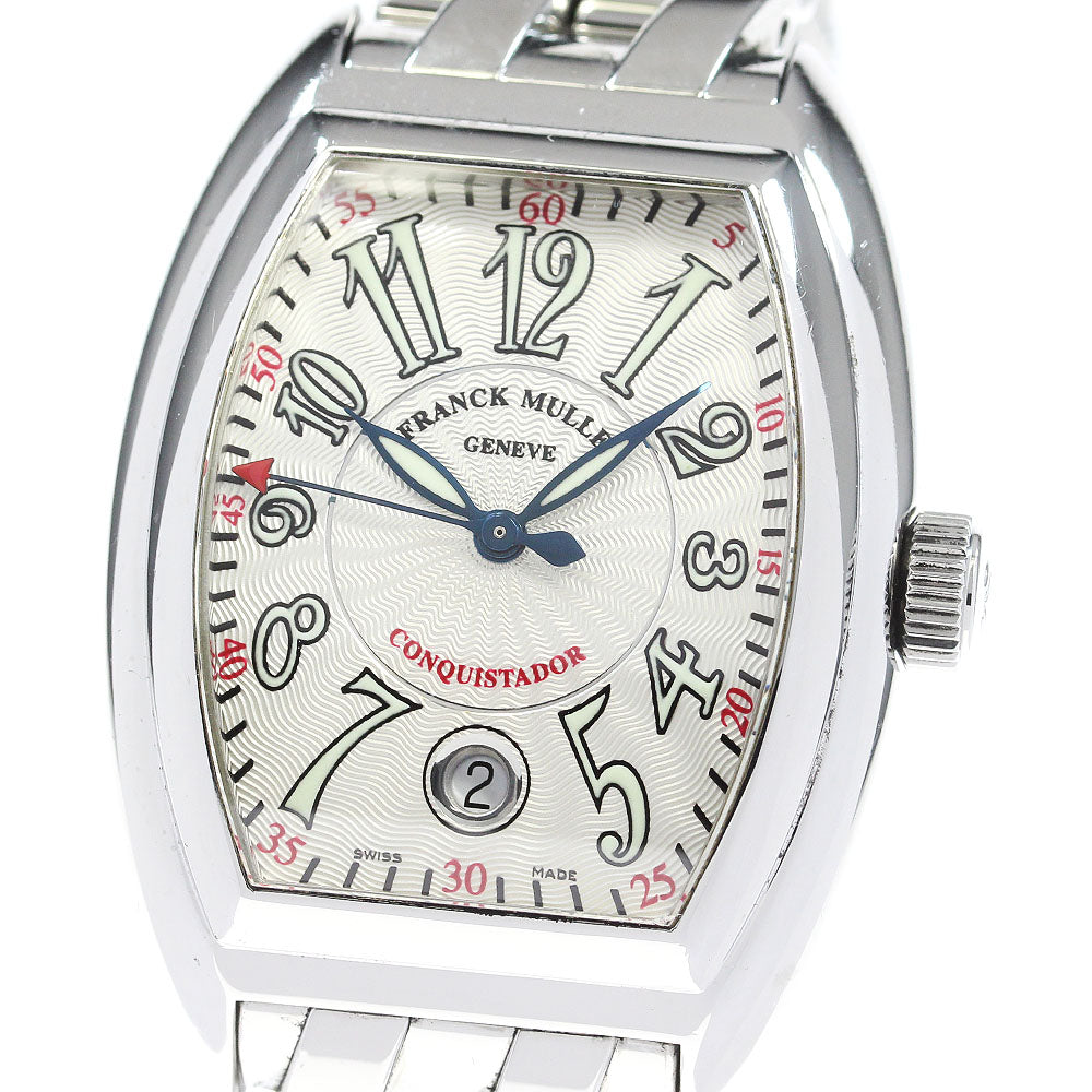 FRANCK MULLER Conquistador 8005SC Date Silver Dial Automatic Men's Watch_868079