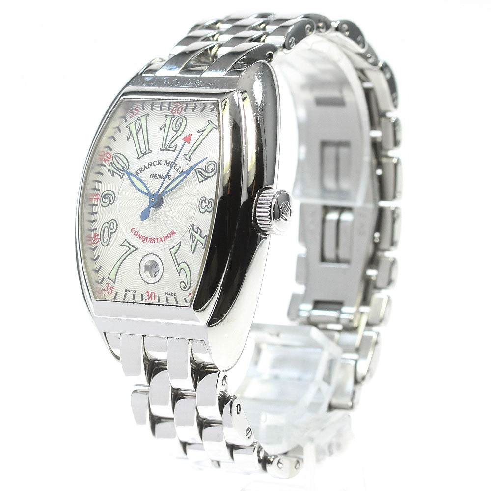 FRANCK MULLER Conquistador 8005SC Date Silver Dial Automatic Men's Watch_868079