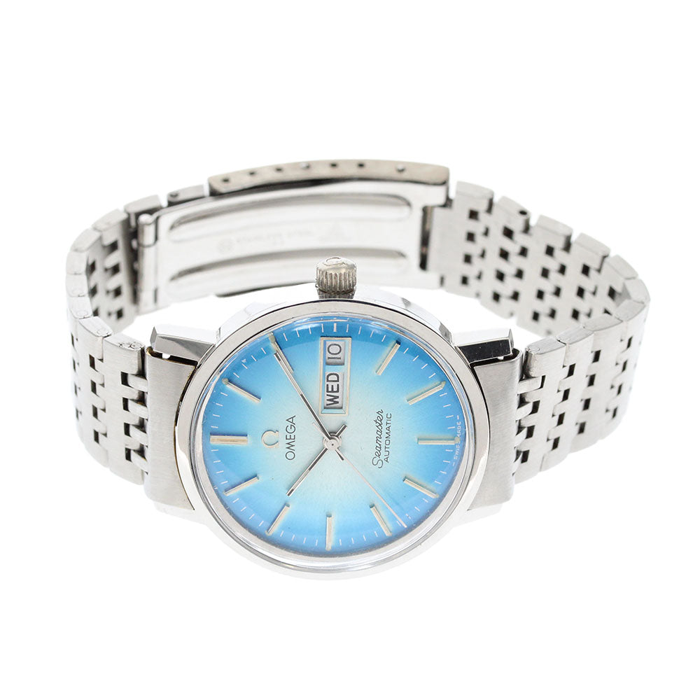 OMEGA Seamaster 166.0209 Day Date Cal.1022 blue Dial Automatic Men's Watch_868080