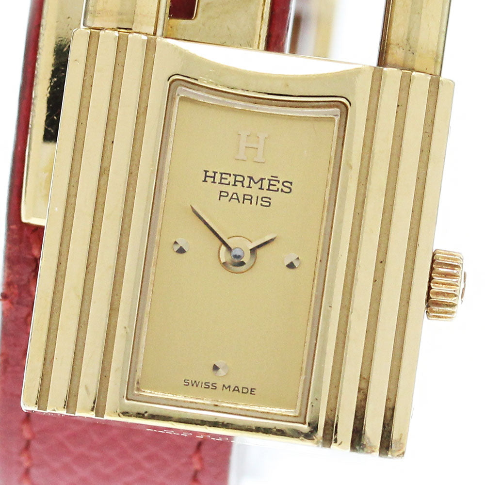 HERMES Kelly watch Gold Dial Quartz Ladies Watch_868090