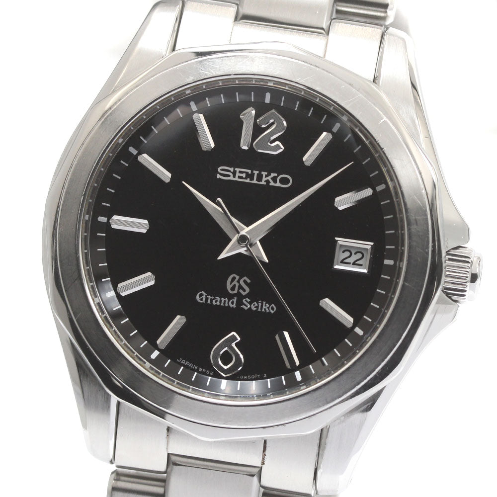 SEIKO Grand Seiko SBGX035/9F62-0A60 Date black Dial Quartz Men's Watch_868093