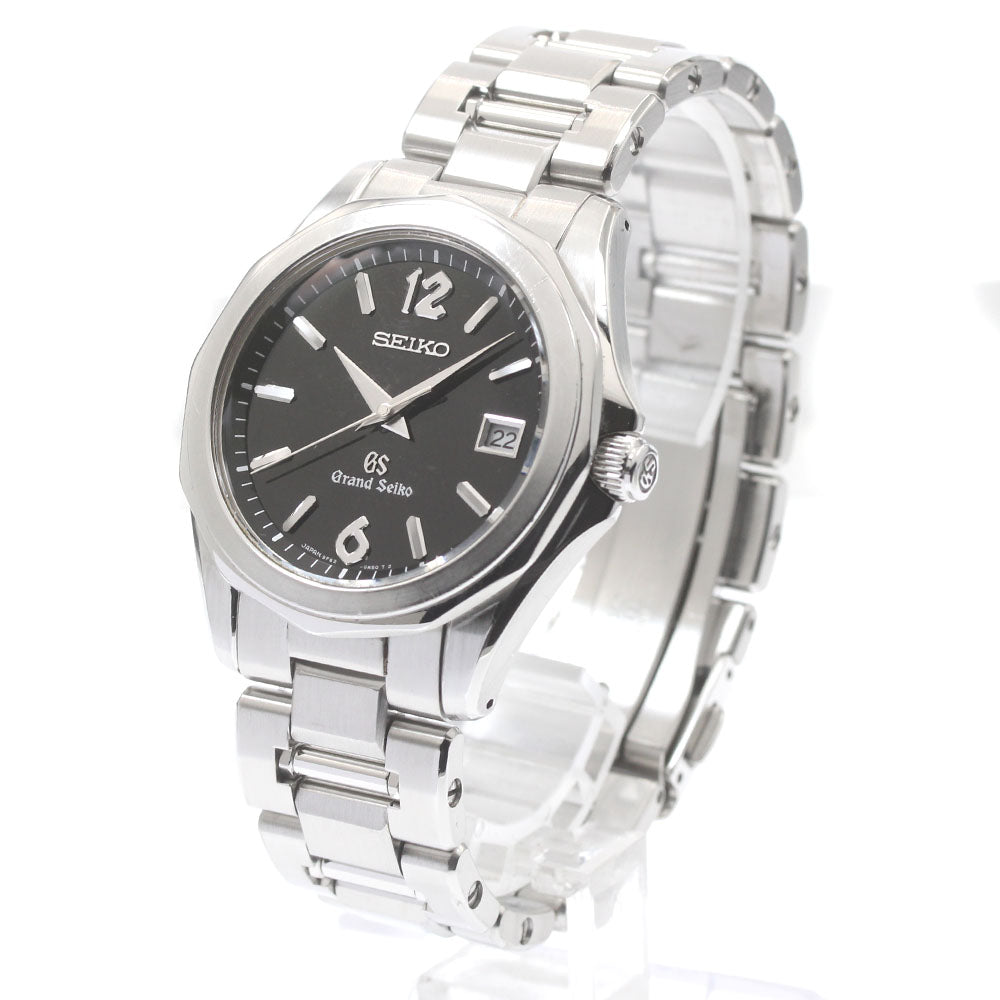 SEIKO Grand Seiko SBGX035/9F62-0A60 Date black Dial Quartz Men's Watch_868093
