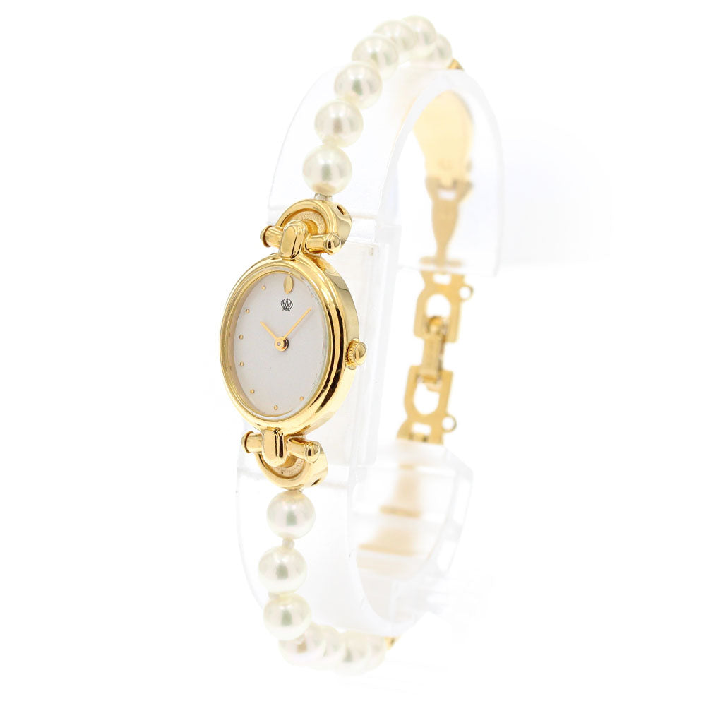 MIKIMOTO Pearl watch white Dial Quartz Ladies Watch_868102