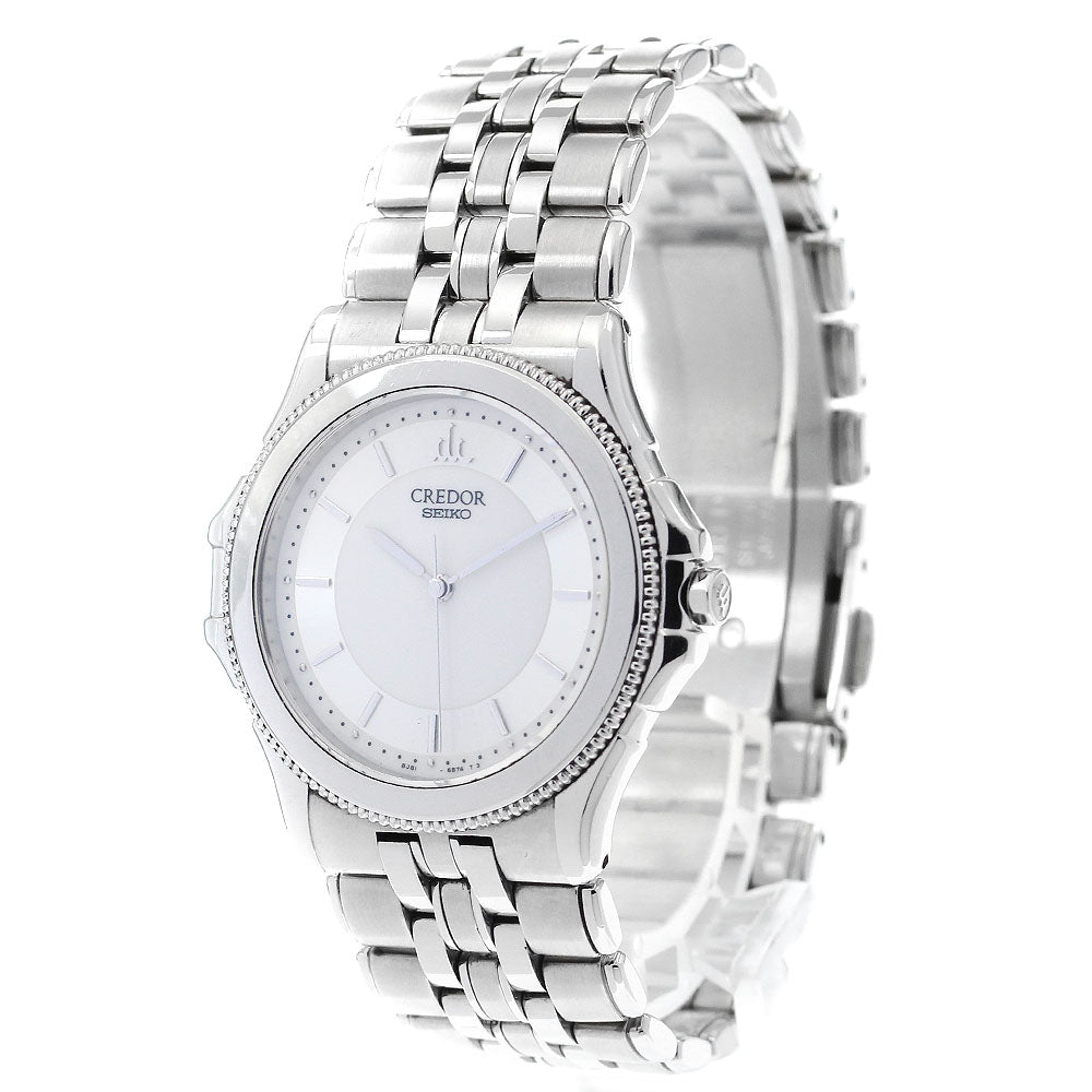 SEIKO CREDOR Pacificique GCBR035/8J81-6B70 WG bezel Quartz Men's Watch_868141