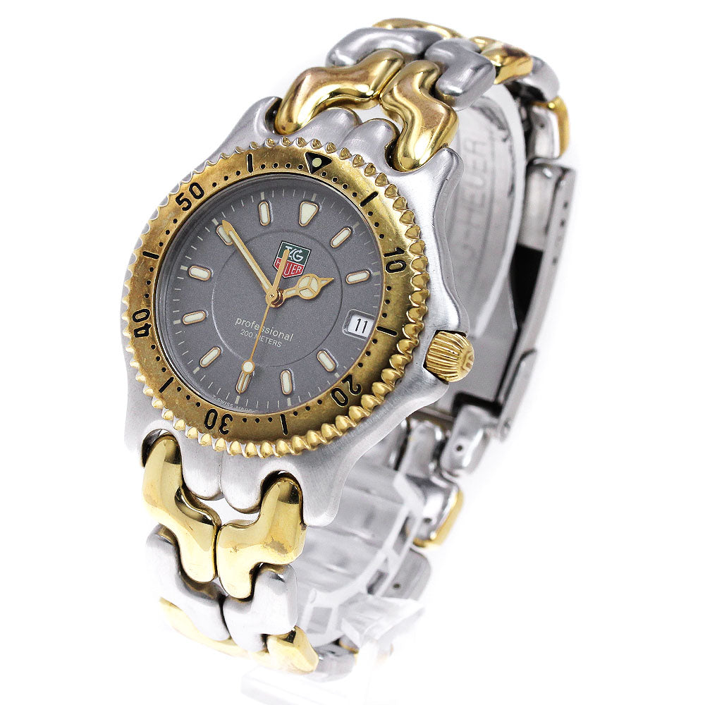 TAG HEUER S/el WG1120-K0 Date gray Dial Quartz Men's Watch_868165