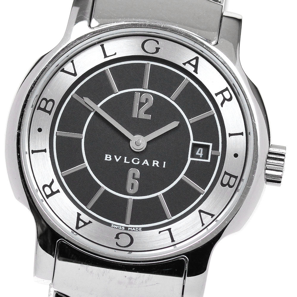 BVLGARI Solo tempo ST29S Date Black Dial Quartz Ladies Watch_868174