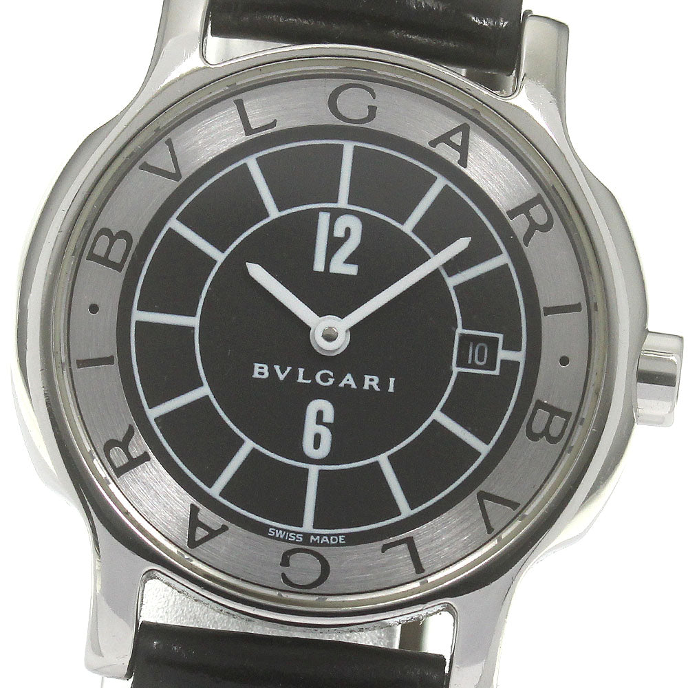 BVLGARI Solo tempo ST29S Date black Dial Quartz Ladies Watch_868175