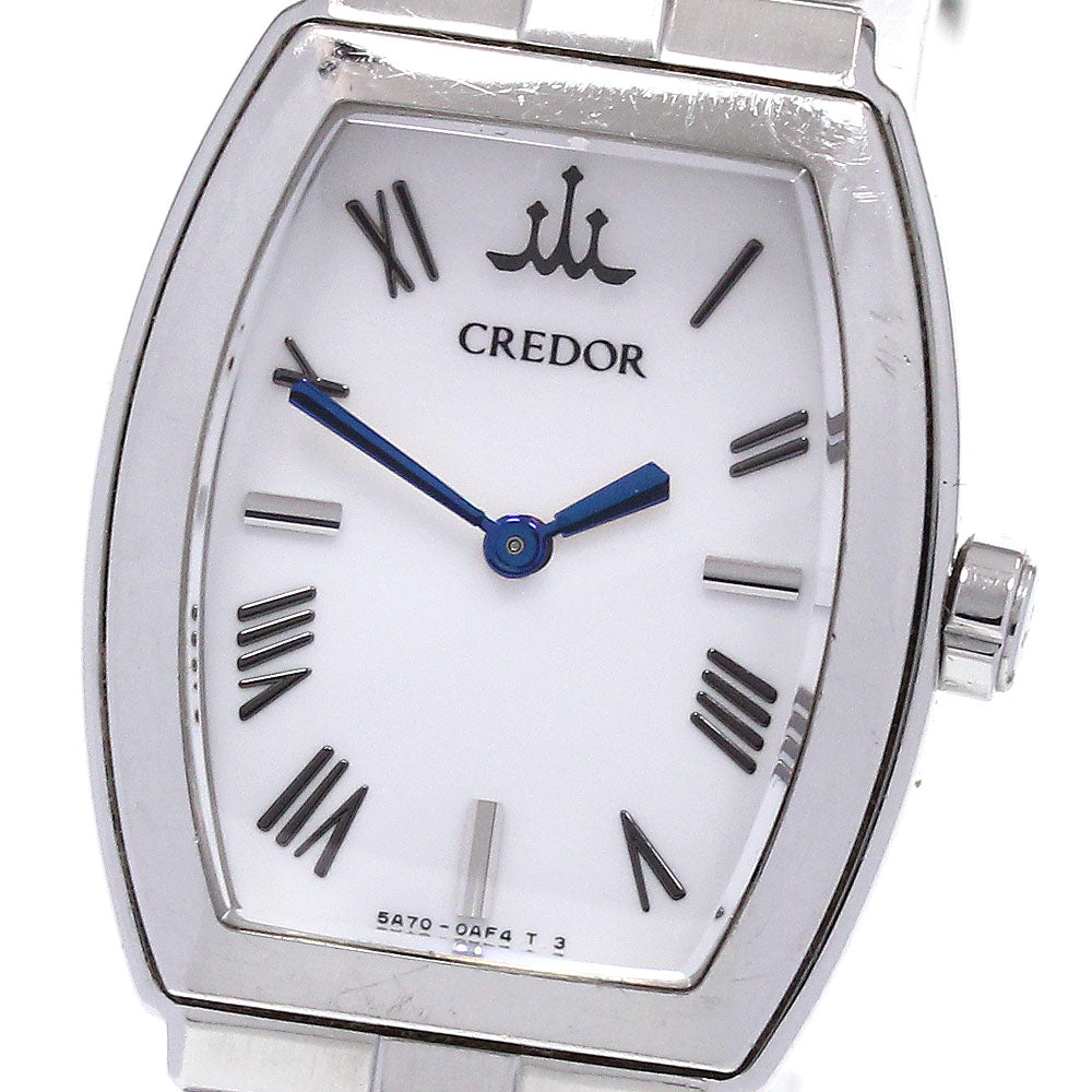 SEIKO CREDOR aqua GSWE977/5A70-0AE0 white Dial Quartz Ladies Watch_868183