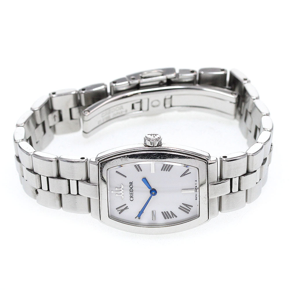 SEIKO CREDOR aqua GSWE977/5A70-0AE0 white Dial Quartz Ladies Watch_868183