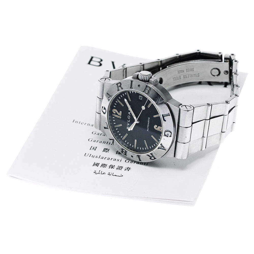 BVLGARI Diagono LCV35S Date black Dial Automatic Men's Watch_868186
