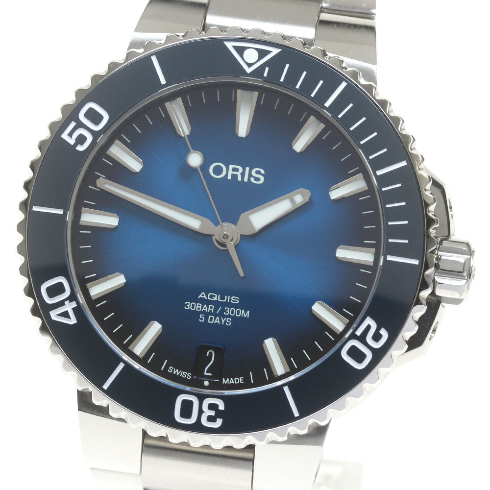 ORIS Aquis 01 400 7769 4135 Date Caliber 400 Blue Dial Automatic Men's_868193