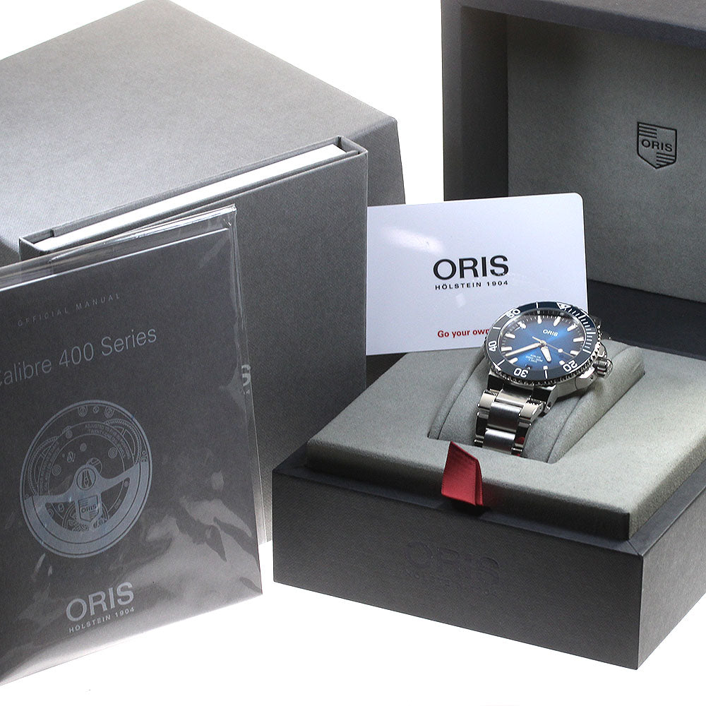 ORIS Aquis 01 400 7769 4135 Date Caliber 400 Blue Dial Automatic Men's_868193
