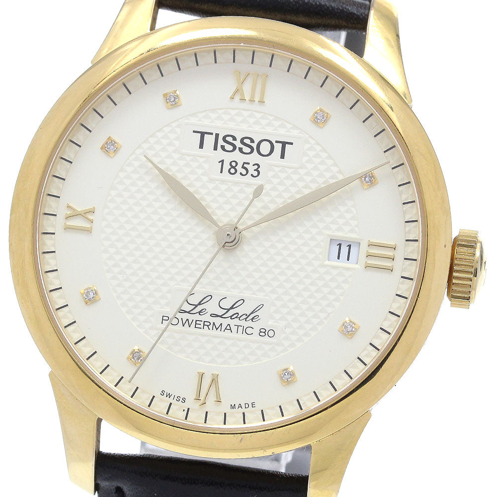 TISSOT Le Locle T006407 8P diamond date Automatic Men's Watch_868203