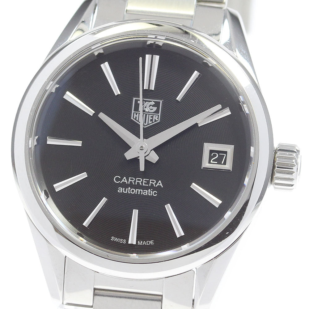 TAG HEUER Carrera WAR24XX-CS Date black Dial Automatic Ladies Watch_868213