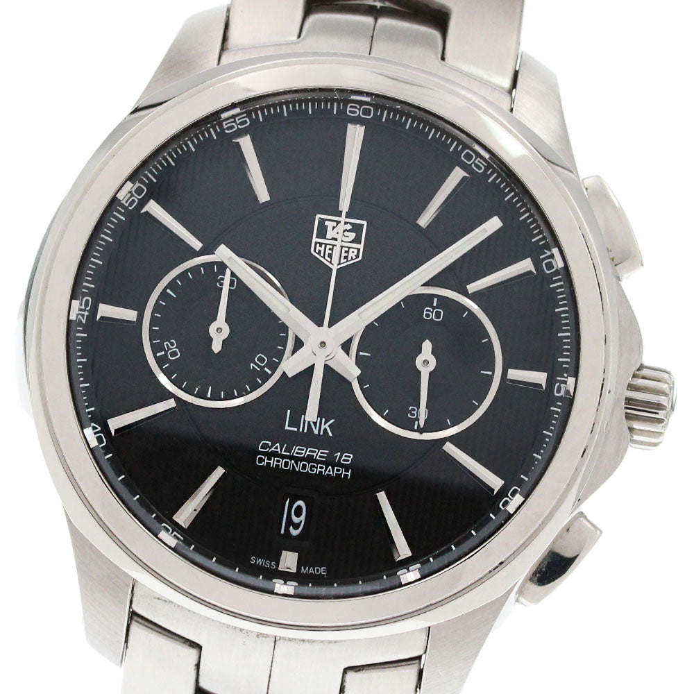 TAG HEUER Link chronograph CAT2110 Caliber 18 black Dial Automatic Men's_868216