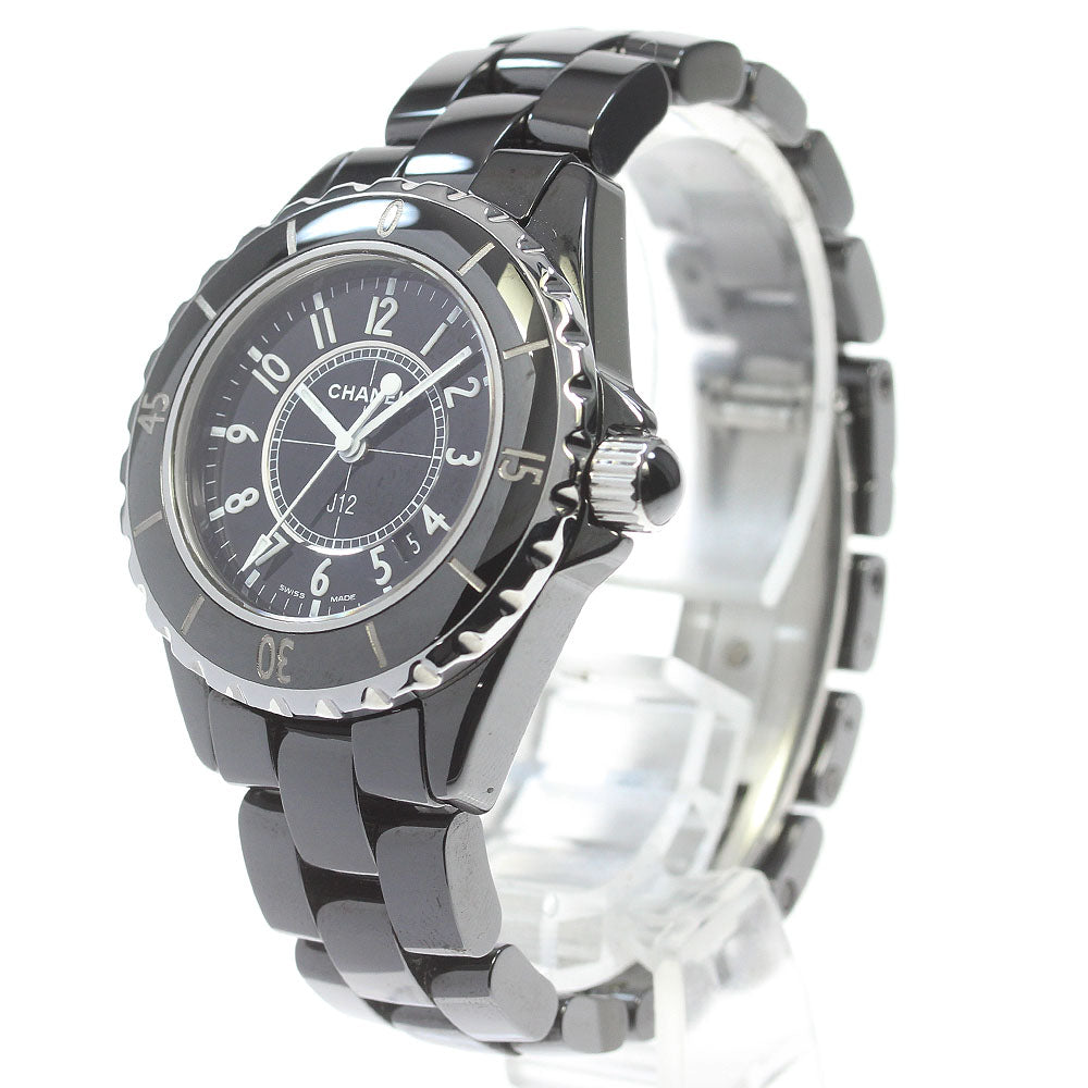 CHANEL J12 H0682 Date black ceramic black Dial Quartz Ladies Watch_868223