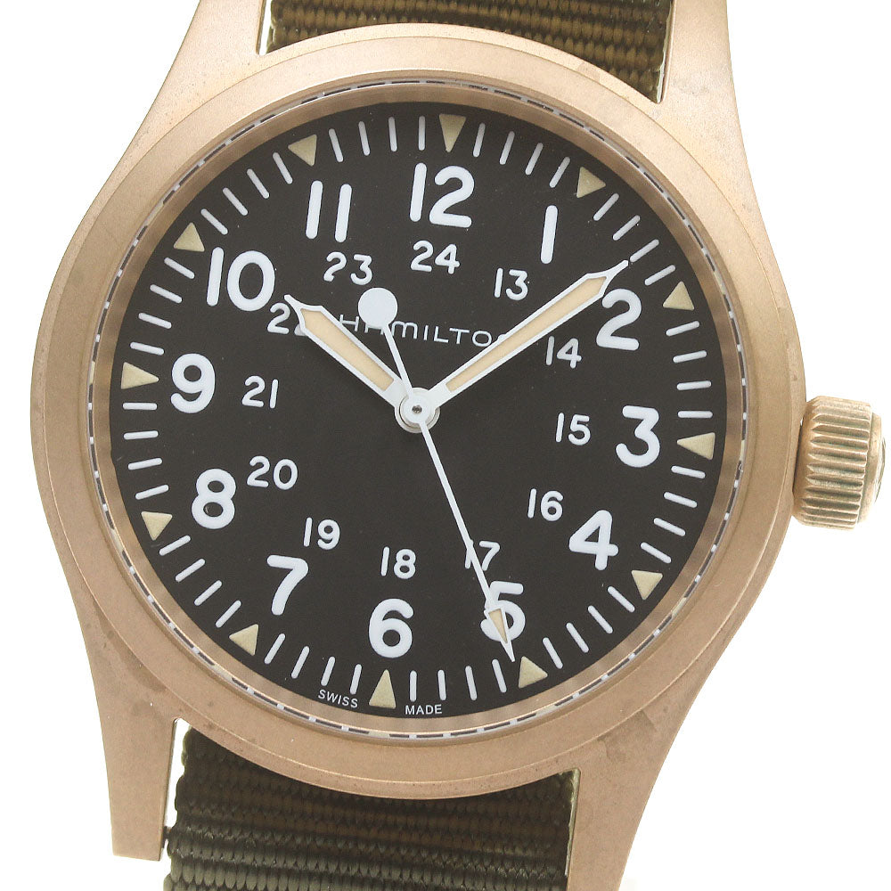HAMILTON Khaki Field Mechanical Bronze H694590 Hand Winding Men's Watch_868224