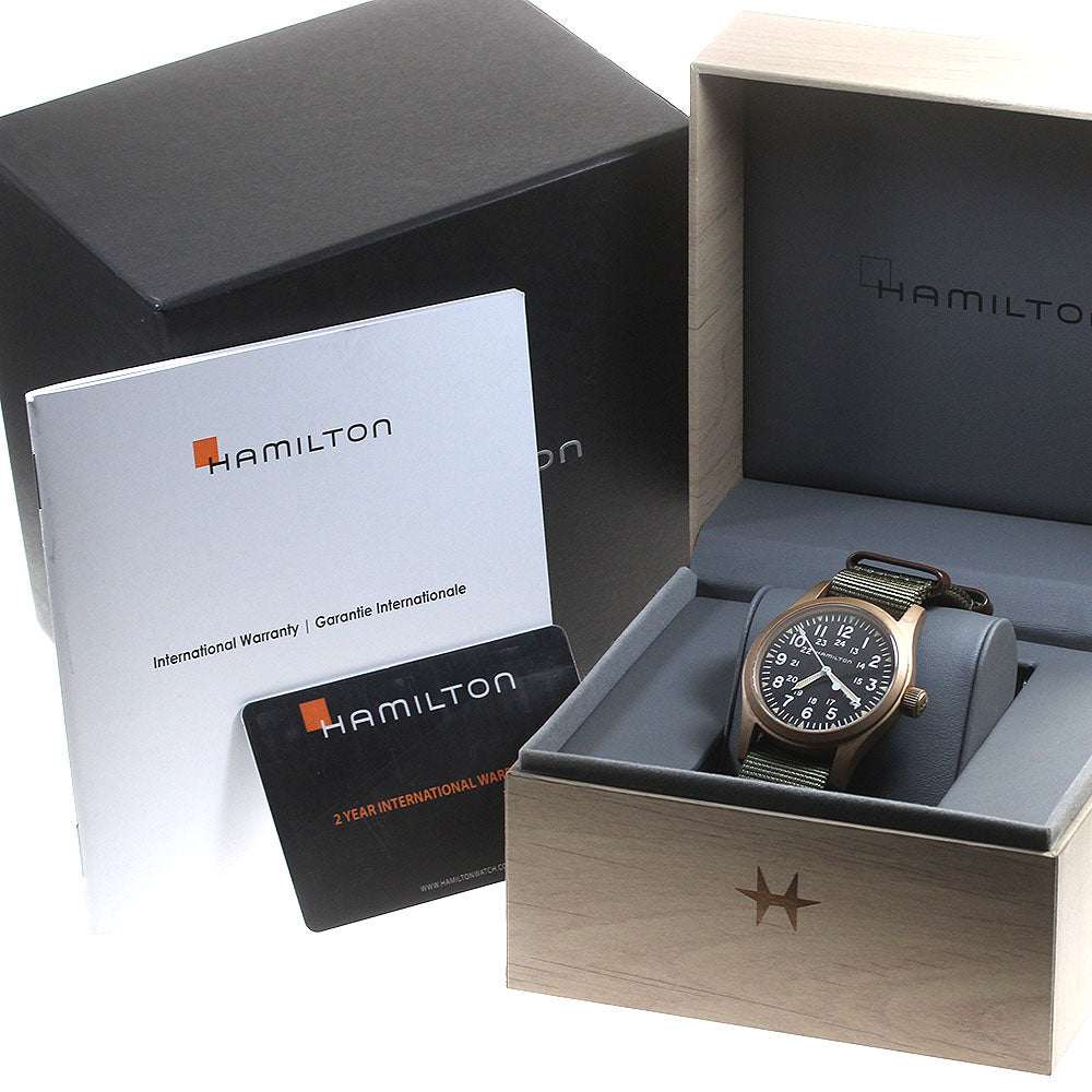 HAMILTON Khaki Field Mechanical Bronze H694590 Hand Winding Men's Watch_868224