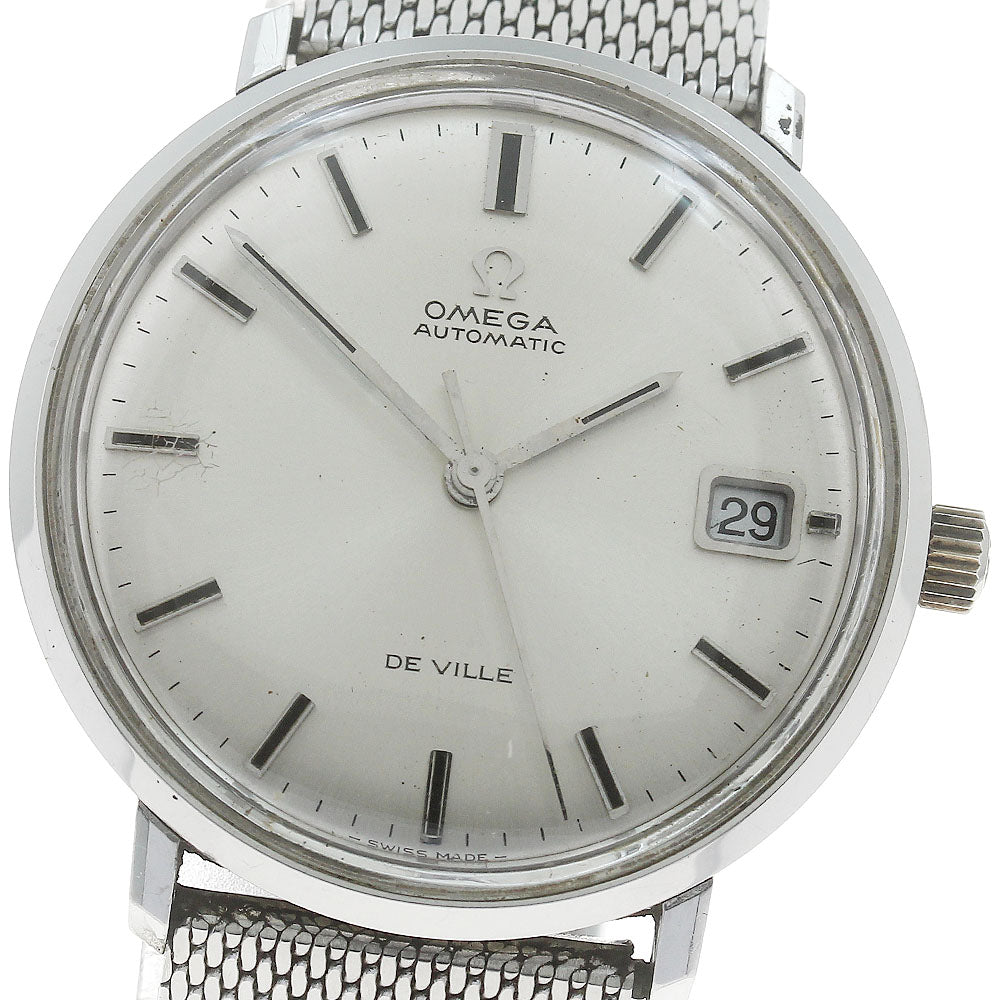 OMEGA De Ville 166033-T00L Date Silver Dial Automatic Men's Watch_868227