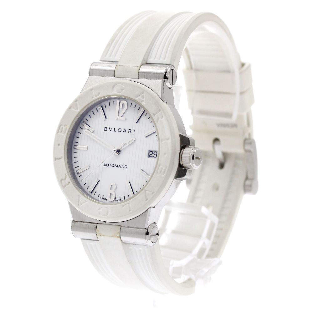 BVLGARI Diagono DG35S Date white Dial Automatic Men's Watch_868231