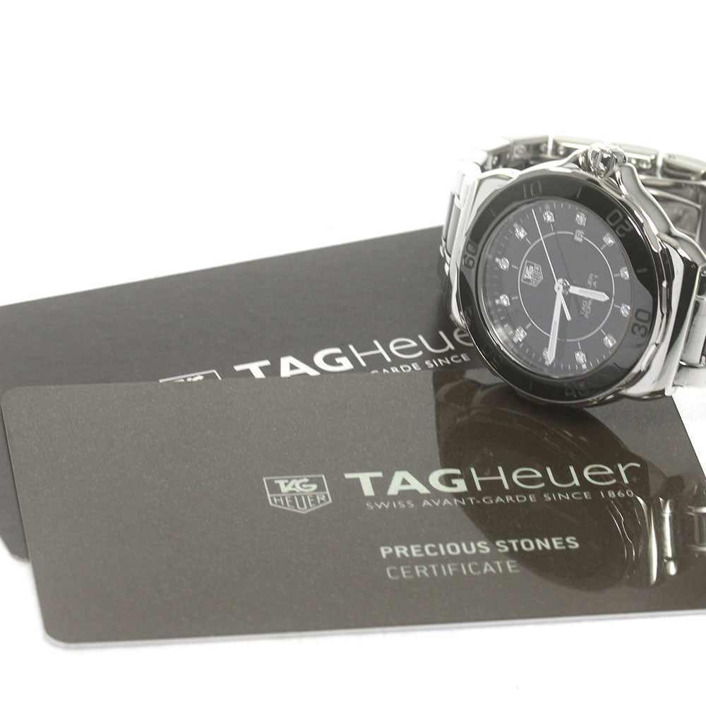 TAG HEUER Formula 1 WAH1314.BA0867 12P diamond Black Dial Quartz Ladies _868236