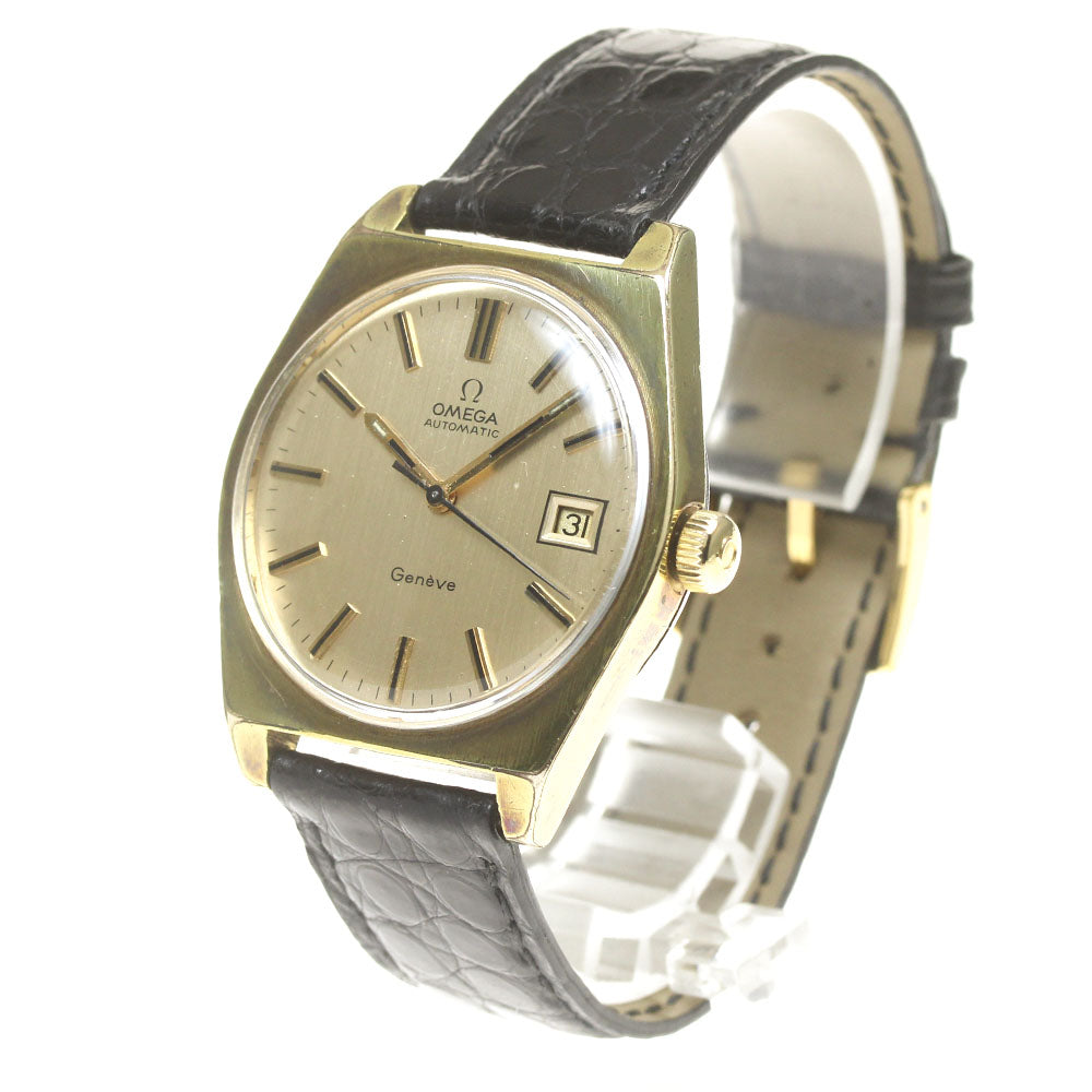 OMEGA Geneve 166.0118 Date Cal.1481 Gold Dial Automatic Men's Watch_868239