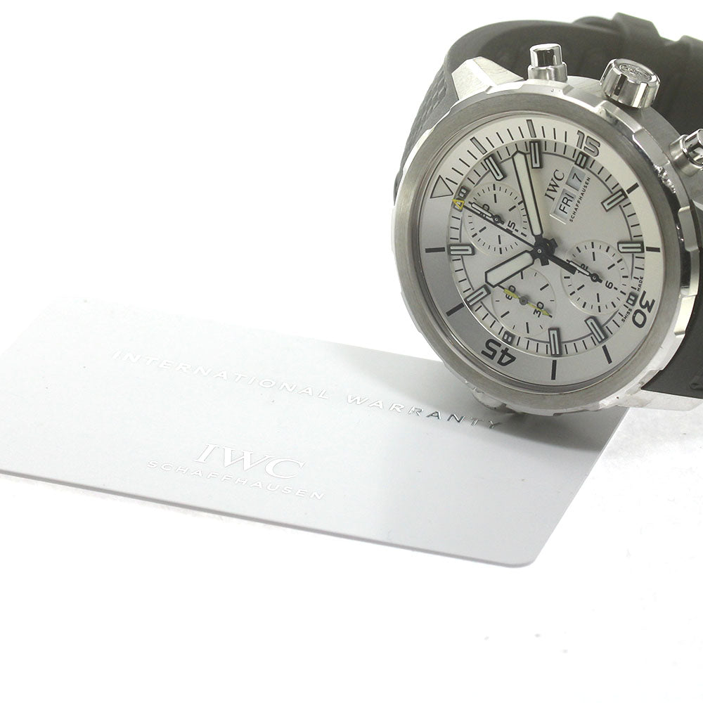 IWC Aqua timer IW376801 Chronograph Silver Dial Automatic Men's Watch_868267