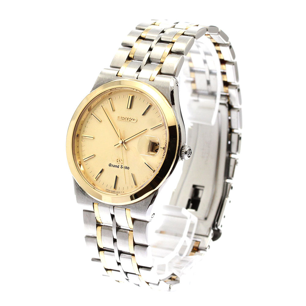 SEIKO Grand Seiko SBGG008/8N65-9010 Date gold Dial Quartz Men's Watch_868270