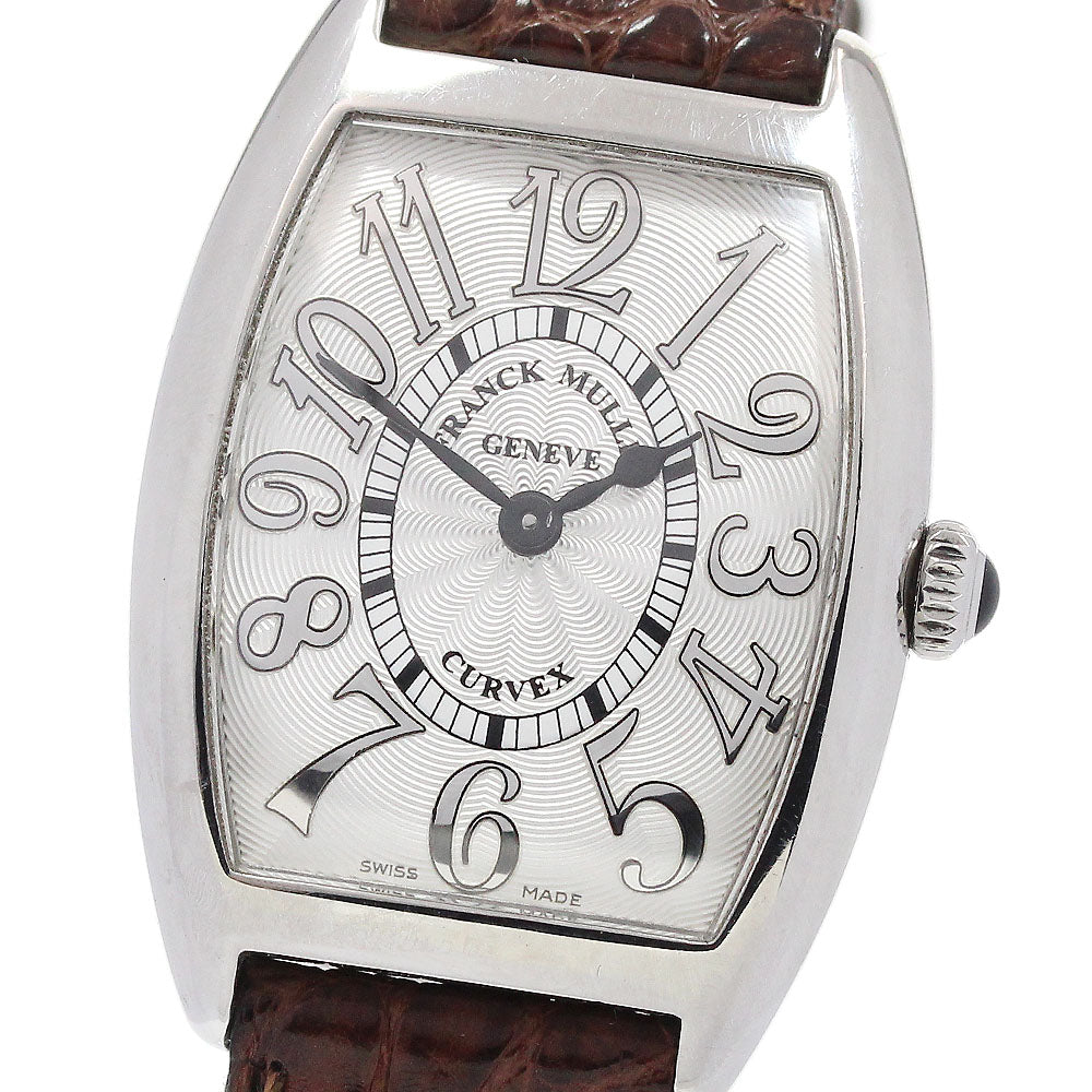 FRANCK MULLER Tonneau Curvex 1752QZREL Silver Dial Quartz Ladies Watch_868274