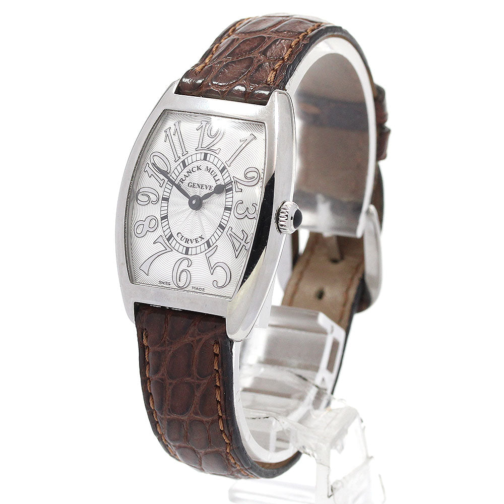 FRANCK MULLER Tonneau Curvex 1752QZREL Silver Dial Quartz Ladies Watch_868274