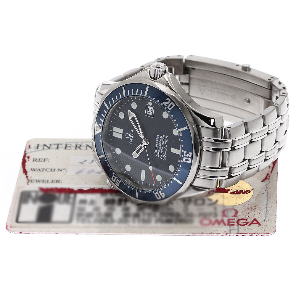 OMEGA Seamaster300 2531.80 Date Navy Dial Automatic Men's Watch_868299