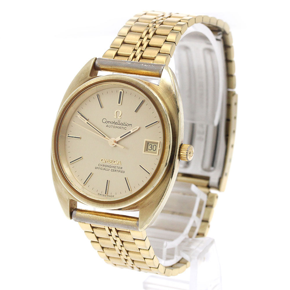 OMEGA Constellation Date Cal.1011 gold Dial Automatic Men's Watch_868310