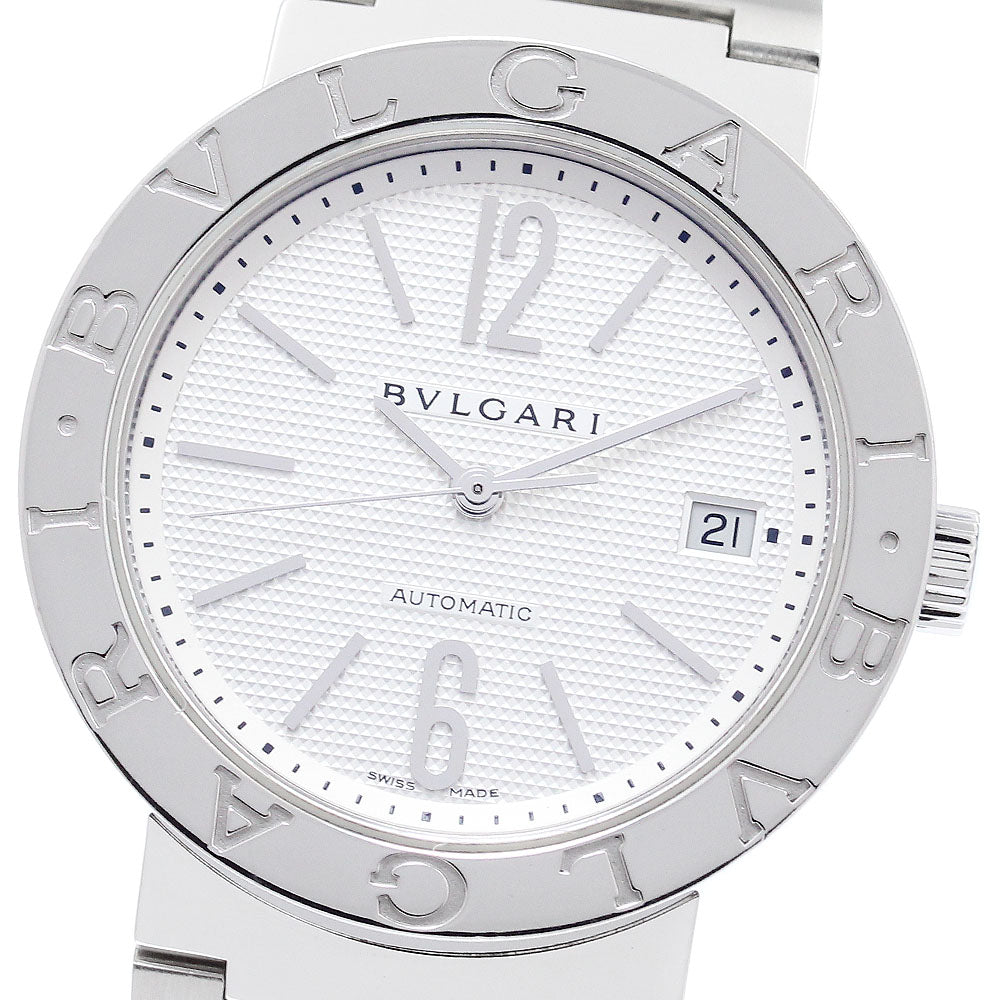 BVLGARI BVLGARIBVLGARI BB38SSAUTO Date Silver Dial Automatic Men's Watch_868333