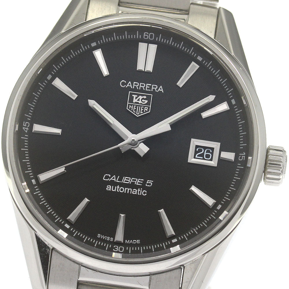 TAG HEUER Carrera Caliber 5 WAR211A-1 Date black Dial Automatic Men's_868347