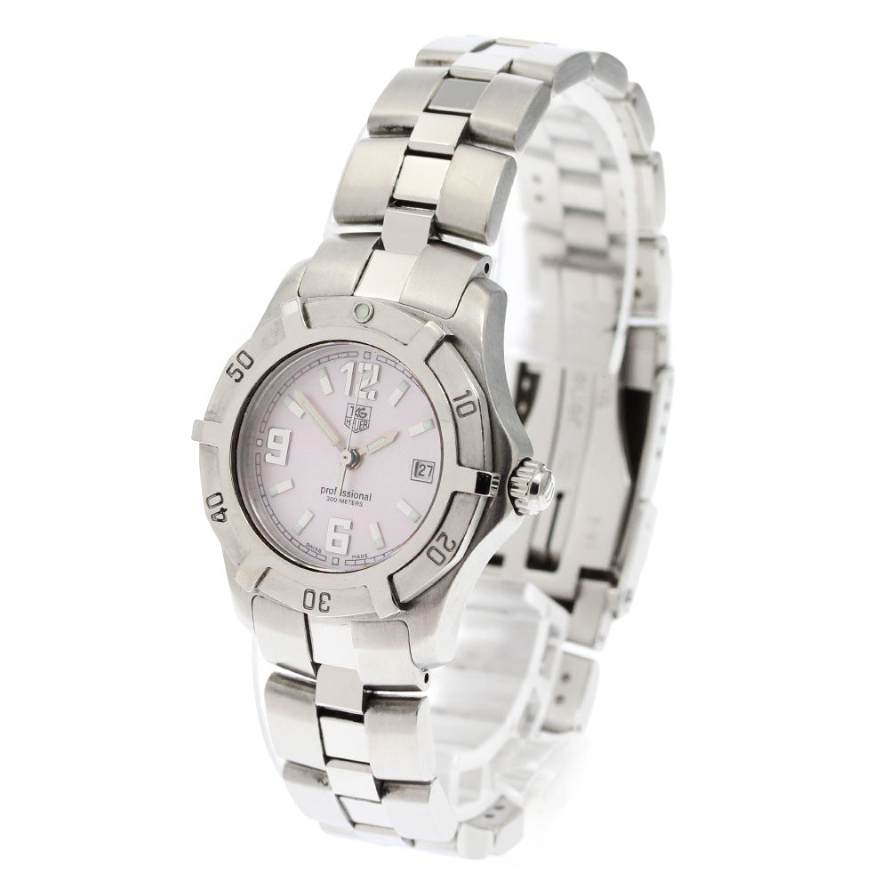 TAG HEUER Exclusive WN1319 Date Pink shell Dial Quartz Ladies Watch_868352