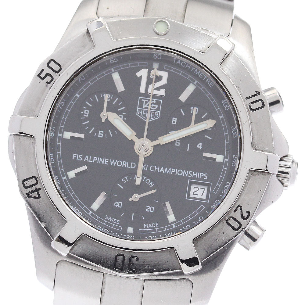 TAG HEUER FIS Alpine World Cup CN1119 Limited to 300 chronographs black Dial Quartz Men's Watch_868358