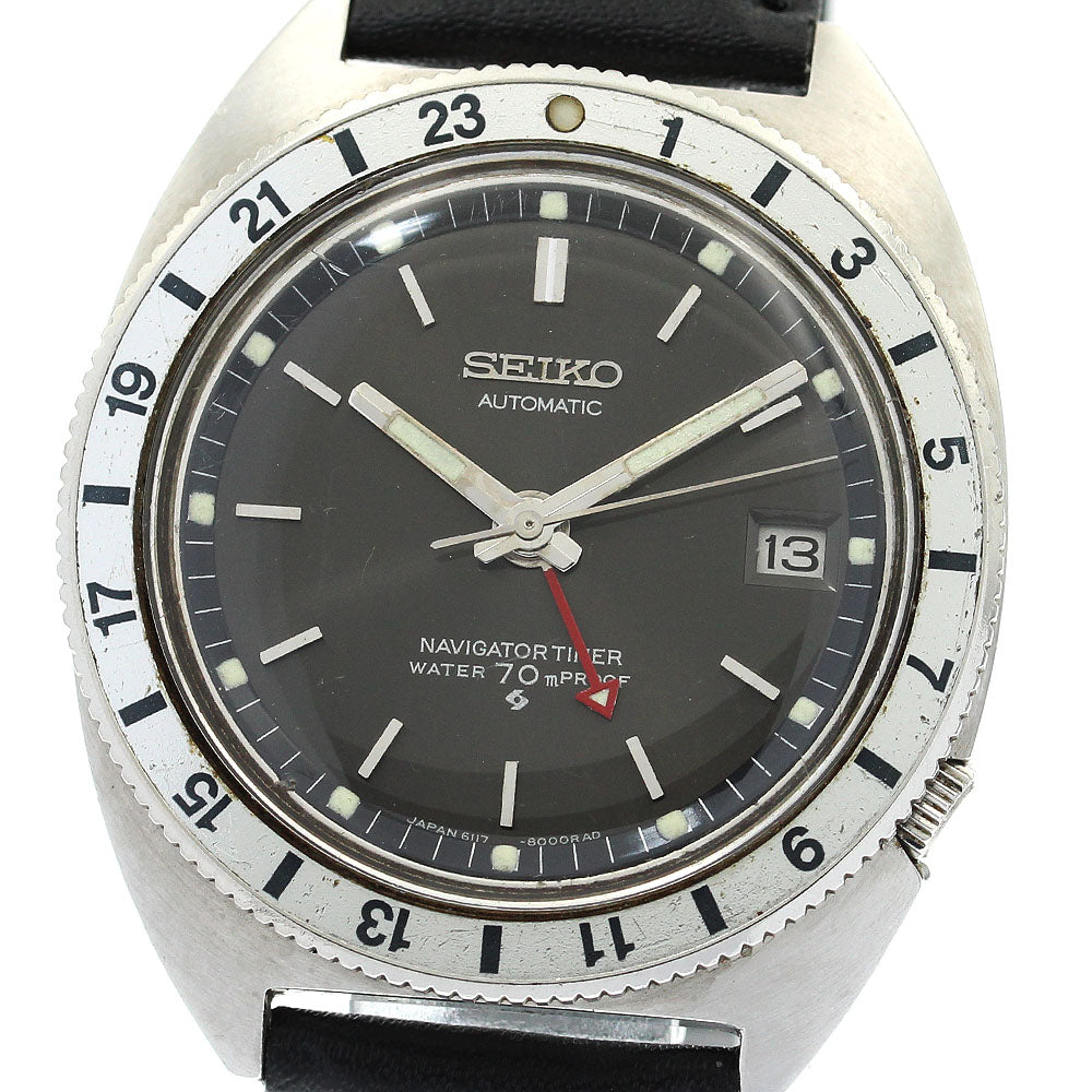 SEIKO Prospex Fieldmaster Navigator Timer 6117-8000 gray Dial Automatic Men's Watch_868382