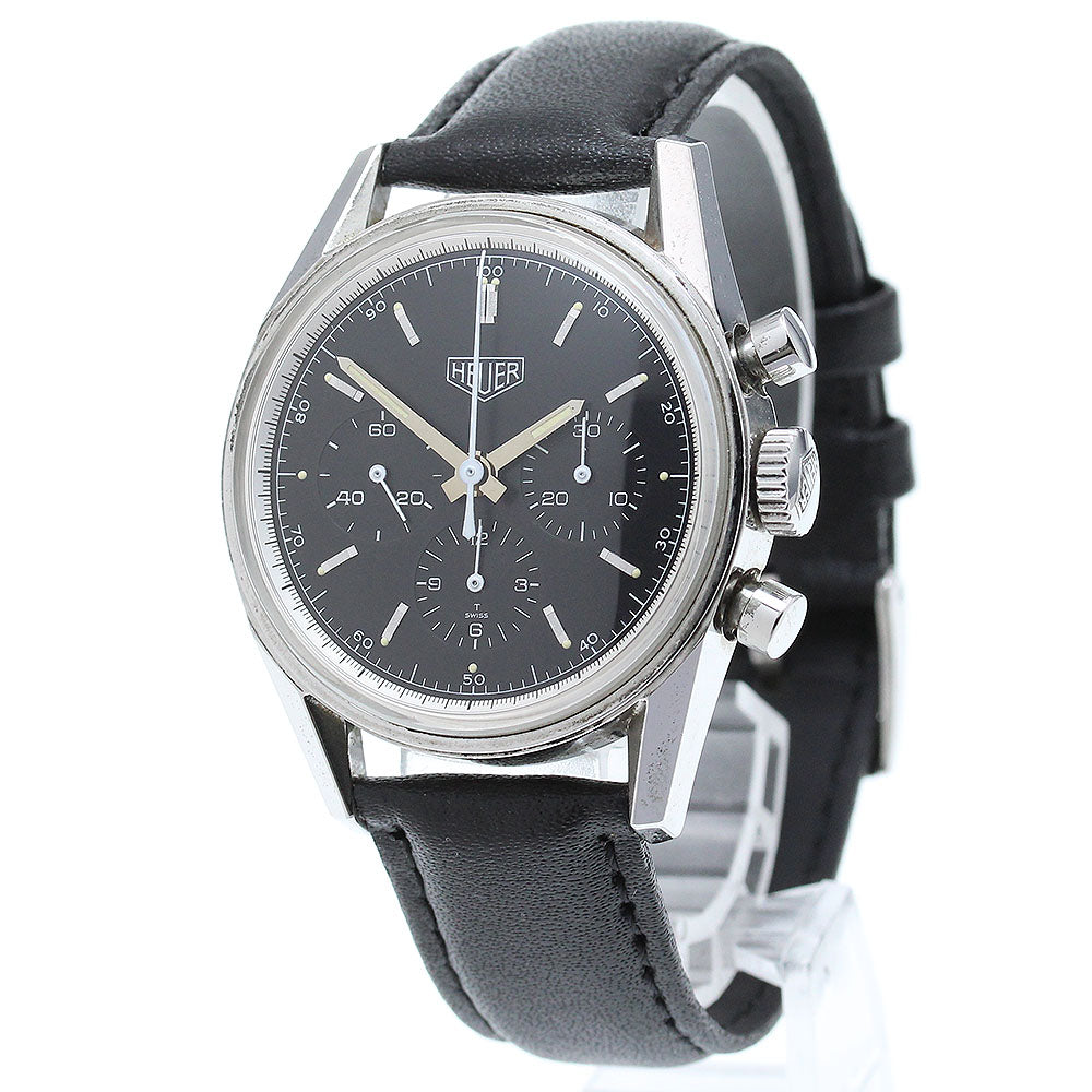 Heuer Carrera Classic CS3111 Chronograph black Dial Hand Winding Men's Watch_868397