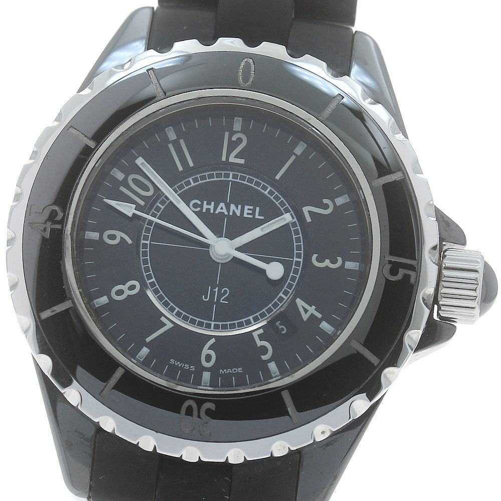 CHANEL J12 H0681 Black ceramic black Dial Quartz Ladies Watch_868404