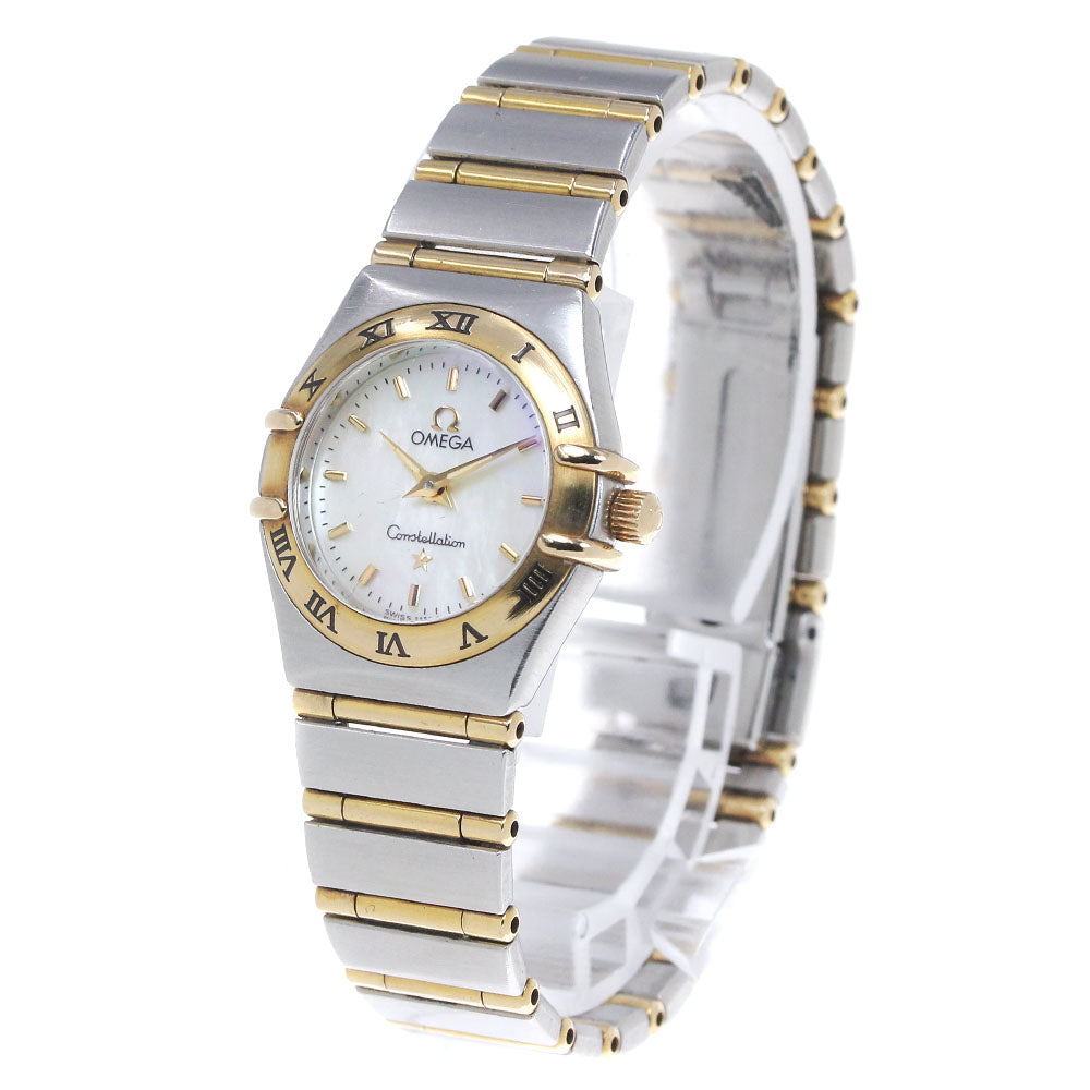OMEGA Constellation Mini 1262.70 YG bezel full bar Quartz Ladies Watch_868407