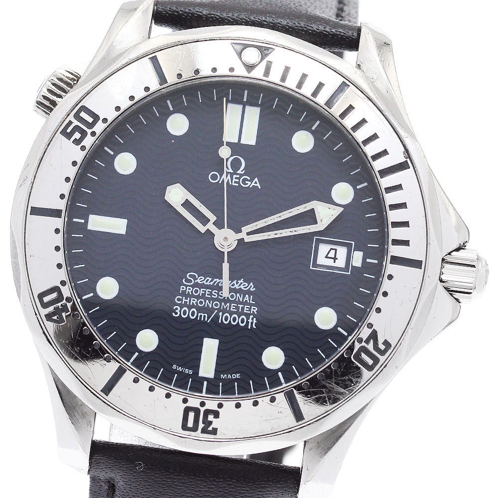 OMEGA Seamaster300 2532.80 Date Navy Dial Automatic Men's Watch_868423
