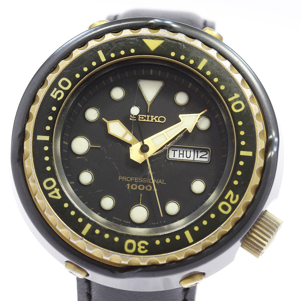 SEIKO Professional diver SSBS018/7C46-7008 Day date Quartz Men's Watch_868426
