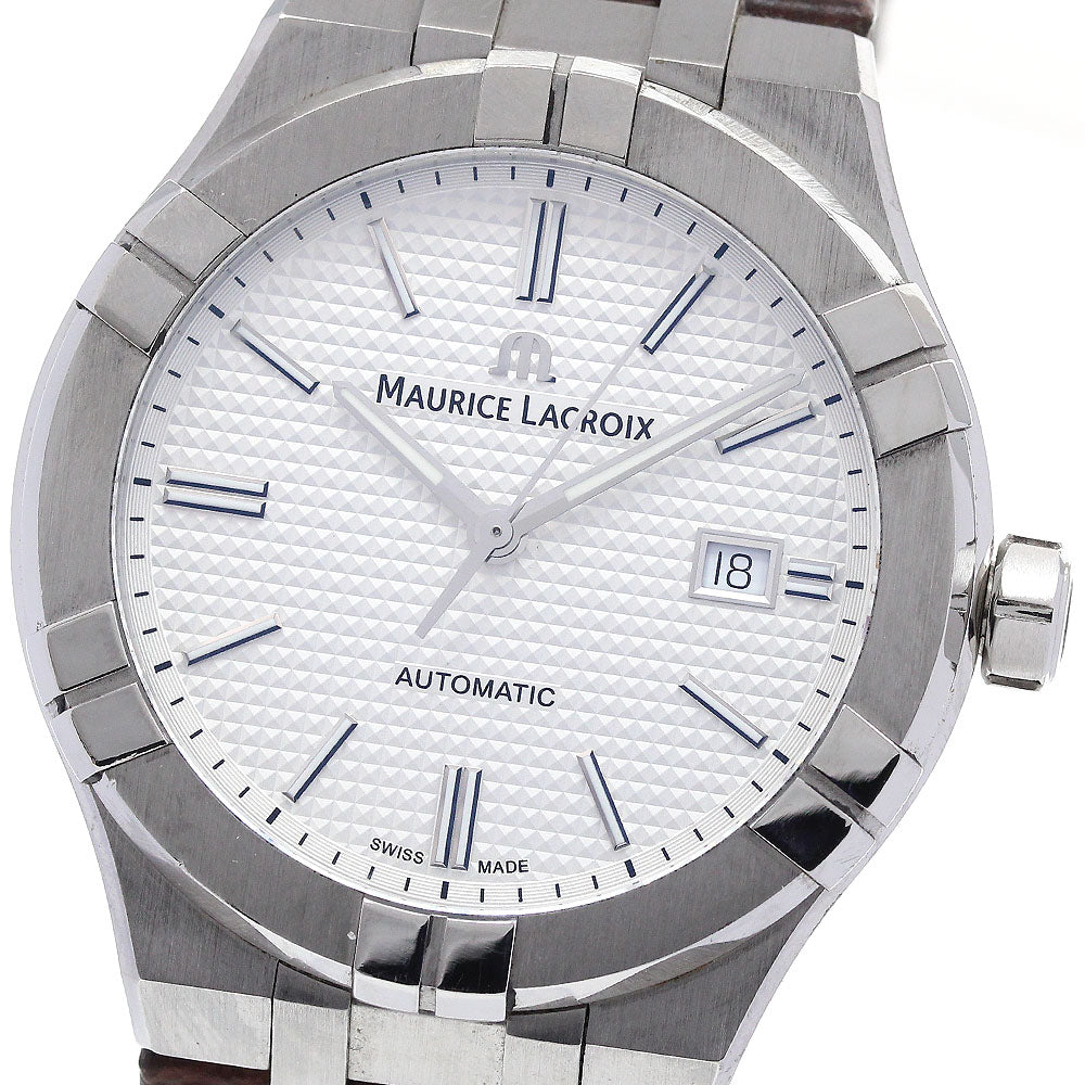 MAURICE LACROIX Icon automatic AI6008-SS001-130-1 Date Silver Dial Automatic Men's Watch_868460